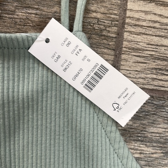 J Crew Vintage rib cropped halter tank Size Small - Picture 4 of 5